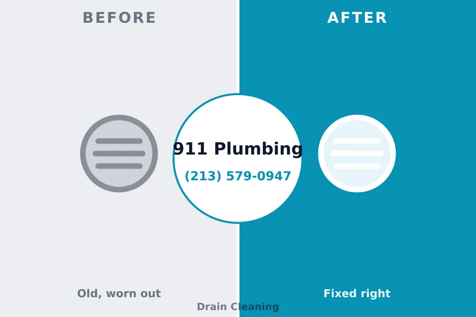 Before and after: plumbing company Oakdale, MN